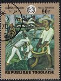 [Airmail - The 50th Anniversary of I.L.O. 1969 - Paintings, type QC1]