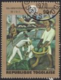 [Airmail - The 50th Anniversary of I.L.O. 1969 - Paintings, type QC1]