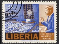 [Airmail - The 3rd Anniversary of the Death of John F. Kennedy, typ OE]