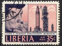 [Airmail - The 3rd Anniversary of the Death of John F. Kennedy, typ OF]