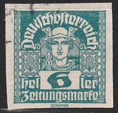 [Newspaper Stamps - Thin White Paper, type XBN3]