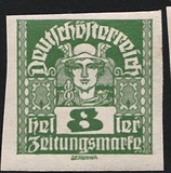 [Newspaper Stamps - Thin White Paper, type XBN4]