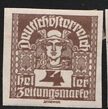 [Newspaper Stamps - Thin White Paper, type XBN1]