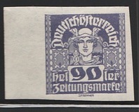 [Newspaper Stamps - Thin White Paper, प्रकार XBN15]