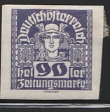 [Newspaper Stamps - Thin White Paper, प्रकार XBN15]