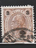 [Emperor Franz Josef I, 1830-1916 - Value in "Heller" Without Varnish Bars, Numerals in Black, тип N22]