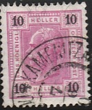 [Emperor Franz Josef I, 1830-1916 - Value in "Heller" - Without Varnish Bars, Numerals in Black, type Q1]