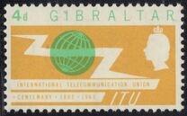 [The 100th Anniversary of the International Telekommunication Union, type BO]