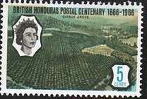 [The 100th Anniversary of the Postal Service of British Honduras, tip CL]