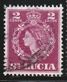 [Issues of 1949 but portrait of Queen Elizabeth II facing left and New Royal Cypher, Scrivi AT1]