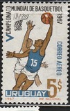 [Airmail - World Basketball Championships, Montevideo, Scrivi XSY]