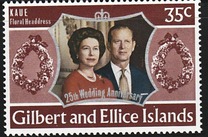 [The 25th Anniversary of the Wedding of Queen Elizabeth II and Prince Philip, 类型 FE1]