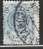 [King Alfonso XIII - Blue Control Numbers on Backside, Typ BG5]