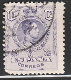 [King Alfonso XIII - Blue Control Numbers on Backside, Typ BG3]