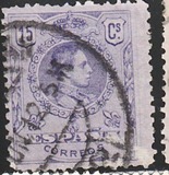 [King Alfonso XIII - Blue Control Numbers on Backside, Typ BG3]