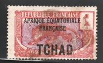 [No. 1-18 Overprinted "AFRIQUE EQUATORIALE FRANCAISE", type D]