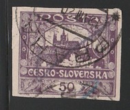 [Definitives - "ČESKO-SLOVENSKÁ" Above Value, typ G3]
