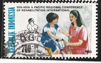 [The 10th Asia and Pacific Regional Conference of Rehabilitation International, Indonesia Surtaxed, Tipo BHS]