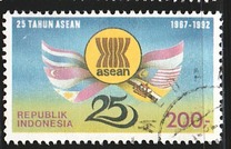 [The 25th Anniversary of Association of Southeast Asian Nations, type BCR]
