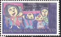 [Compulsory Nine Year Education Program - Winning Entries in Children's Stamp Design Competition, տեսակ BJR]