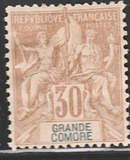 [Inscription: "GRANDE COMORE" - Colored Paper, type A8]