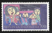 [Compulsory Nine Year Education Program - Winning Entries in Children's Stamp Design Competition, տեսակ BJR]