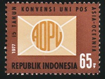 [The 15th Anniversary of Asian-Oceanic Postal Union, type AGS]
