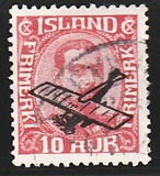[Overprinted for use as Airmail, Tipi W]