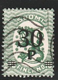 [Standing lion Stamps of 1917 & 1919 Surcharged, type V]