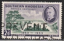 [The 100th Anniversary of the Birth of Cecil Rhodes, type AC]