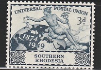 [The 75th Anniversary of Universal Postal Union, タイプ Y]