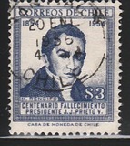 [Centenario de la muerte del presidente de la república José Joaquín Prieto, 1.786 - 1.854, tipo IT]