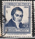 [Centenario de la muerte del presidente de la república José Joaquín Prieto, 1.786 - 1.854, tipo IT]