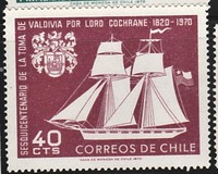 [The 150th Anniversary of Capture of Valdivia by Lord Cochrane, tip RP]