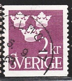 [King Gustaf VI Adolf of Sweden & Tree Crowns - Without Imprint, type BM19]