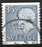 [King Gustaf VI Adolf of Sweden & Tree Crowns - New Colors and Values, Tip FA60]