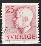 [King Gustaf VI Adolf of Sweden & Tree Crowns - Without Imprint, type DB12]
