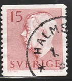 [King Gustaf VI Adolf of Sweden - New Engravement with Imprint, type EE1]