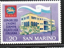 [Italian Philatelic Press Union Congress, San Marino, Tip XZ]