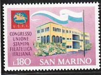 [Italian Philatelic Press Union Congress, San Marino, Tip XZ1]