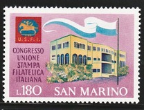 [Italian Philatelic Press Union Congress, San Marino, Tip XZ1]