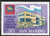 [Italian Philatelic Press Union Congress, San Marino, Tip XZ]