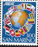 [Inaugural Meeting of Association of Editors of Philatelic Catalogues - ASCAT, San Marino, タイプ AII]