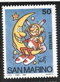 [School and Philately Sketches - By Benito Jacovitti, тып AJT]