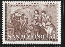 [The 200th Anniversary of the Birth of Alessando Manzoni, 1785-1873, 유형 AKP]
