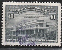 [Airmail - Inauguration of President Juan Manuel Galvez - Inscribed "CONMEMORATIVA DE LA SUCESION PRESIDENCIAL", प्रकार DY]