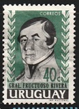[The 104th Anniversary of the Death of Manuel Oribe, 1792-1857, type OJ2]