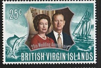 [The 25th Wedding Anniversary of Queen Elizabeth II & Prince Philip, type ET1]
