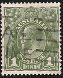 [King George V - Different Watermark, type B20]