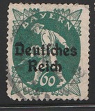 [Postage Stamps from Bayern Overprinted "Deutsches Reich", タイプ AF1]